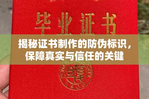 建宁揭秘证书制作的防伪标识，保障真实与信任的关键